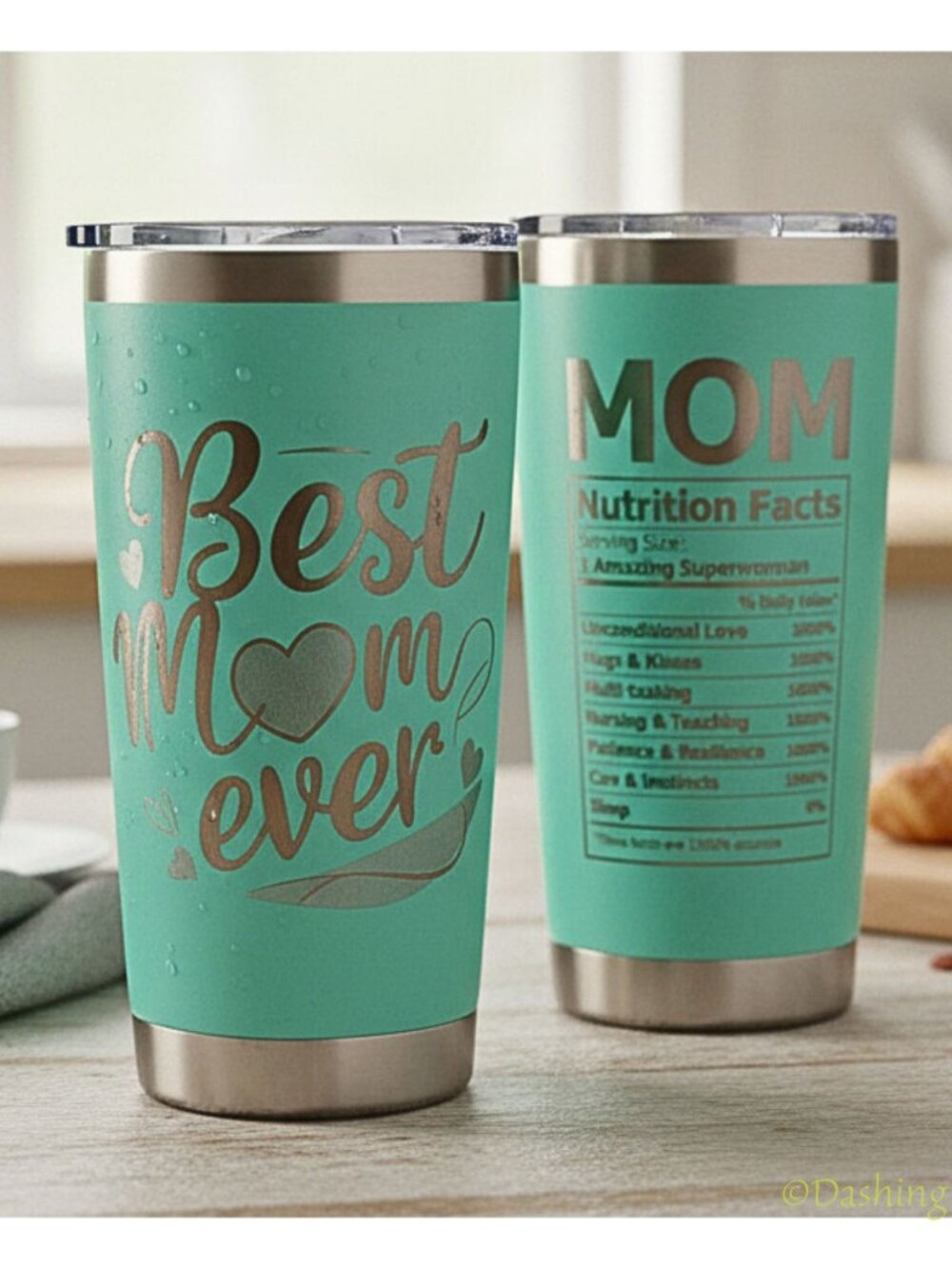 20oz Best Mom Ever Tumbler Gift for Mother's Day Birthday Holidays